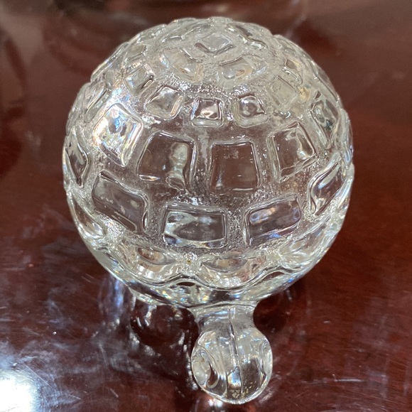 Anchor Hocking pressed glass turtle candy trinket black box from the 1950’s - Picture 12 of 16